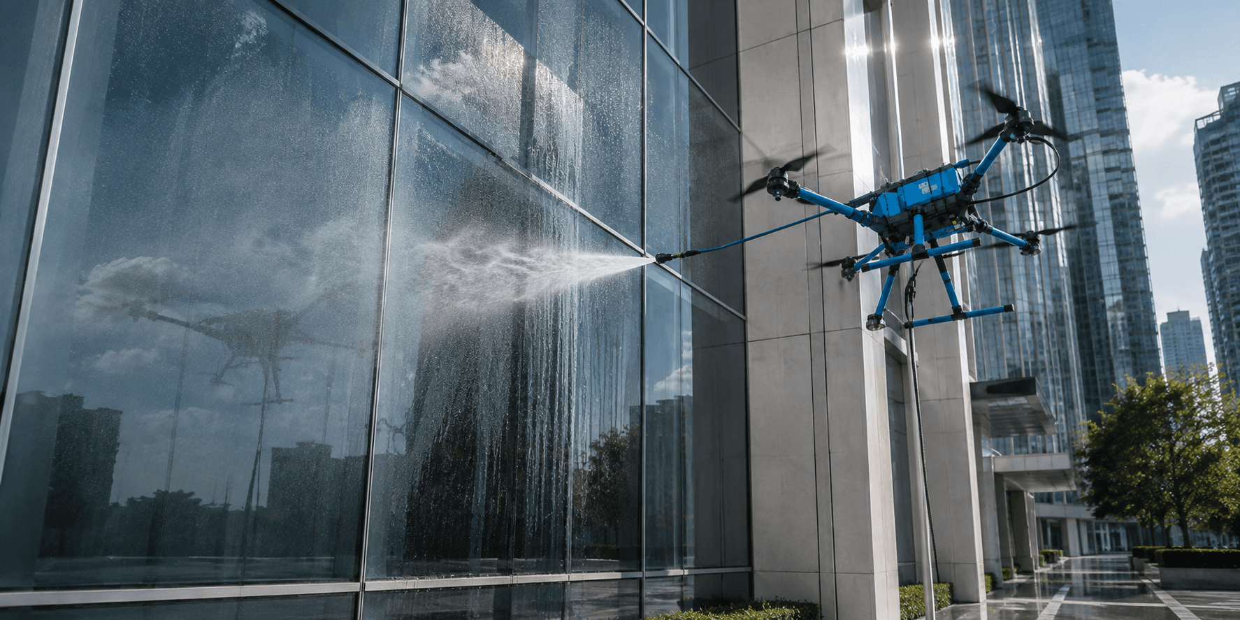Drone ile Dış Cephe Temizliği